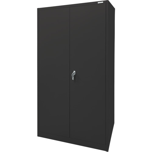 Storage Cabinet, Steel, 4 Shelves, 78" H x 36" W x 24" D, Black Meunier Outillage Industriel