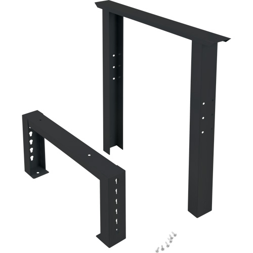 Industrial Duty Leg for Workbench, Steel, 24" D x 34" H, Single Meunier Outillage Industriel