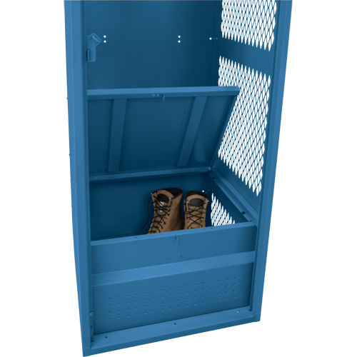 Gear Locker, Steel, 24" W x 24" D x 72" H, Dark Blue Meunier Outillage Industriel