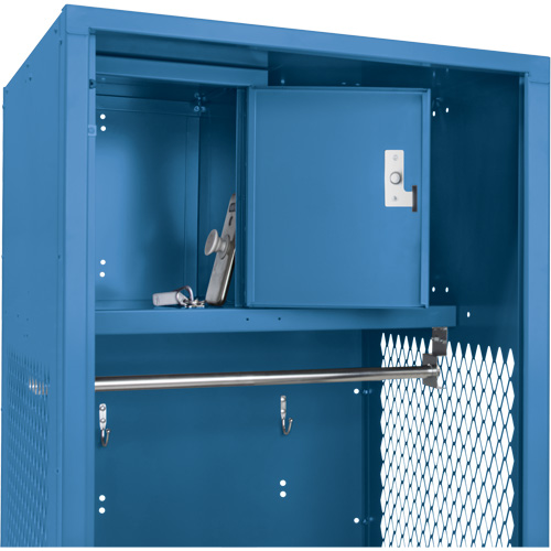 Gear Locker, Steel, 24" W x 24" D x 72" H, Dark Blue Meunier Outillage Industriel