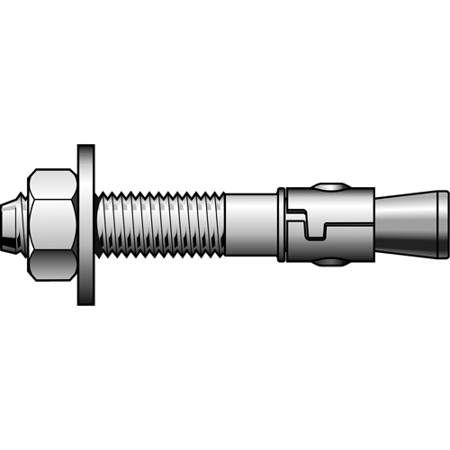 Stainless Steel Power Stud Wedge Anchors, Stainless Steel, 7/8" x 8" Meunier Outillage Industriel