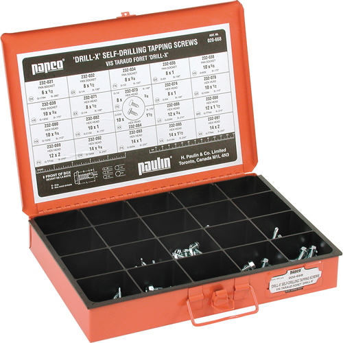 Assortiments de vis autoperceuses Meunier Outillage Industriel