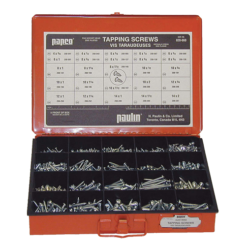 Pan Socket Tapping Screws Assortment Meunier Outillage Industriel