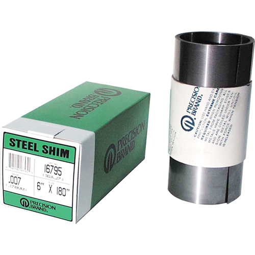 Shim Stock Rolls & Sheets, 0.002" Thickness, Steel Meunier Outillage Industriel