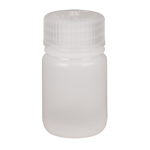 Bouteilles &agrave; large ouverture, Ronde, 1 oz, Plastique Meunier Outillage Industriel