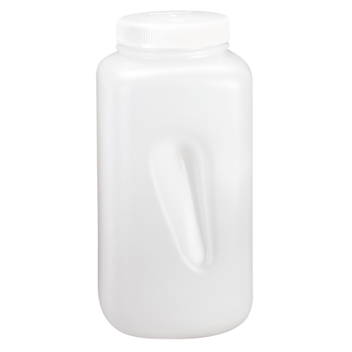 Bouteilles, Ronde, 128 fl. oz., Plastique Meunier Outillage Industriel