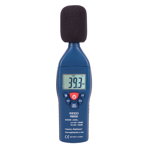 Sonom&egrave;tre avec certificat de calibration, Gamme de mesure 30 - 100 dB/60 - 135 dB Meunier Outillage Industriel