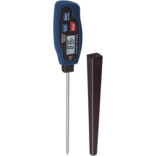 Thermom&egrave;tre &agrave; tige REED R2222, Contact, Num&eacute;rique, -40-482°F (-40-250°C) Meunier Outillage Industriel