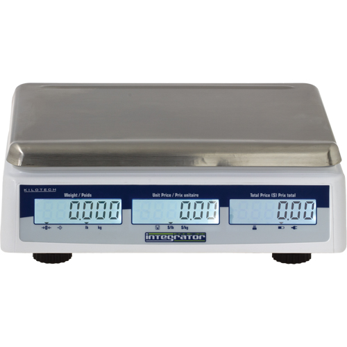 Balance &agrave; calcul de prix Integrator C15, Capacit&eacute; 30 lb / 15 kg, Graduations 0,005 lb / 0,002 kg Meunier Outillage Industriel