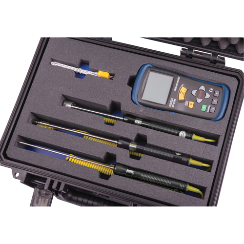 Ensemble de thermom&egrave;tre &agrave; thermocouple, Contact, Num&eacute;rique, -58-2000°F (-50-1300°C) Meunier Outillage Industriel