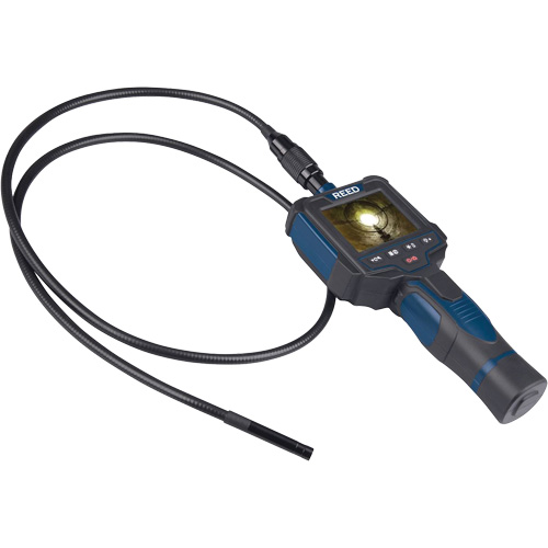 Cam&eacute;ra d'inspection endoscope enregistrable, 2,5" Affichage, 640 x 480 pixels, 8 mm (0,31") T&ecirc;te de cam&eacute;ra Meunier Outillage Industriel