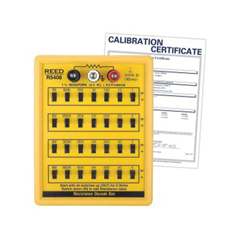 Resistance Decade Box with Calibration Certificate Meunier Outillage Industriel