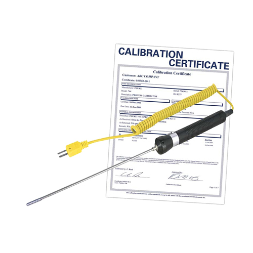 Air/Gas Thermocouple Probe with Calibration Certificate, 900 °C (1652°F) Max. Temp. Meunier Outillage Industriel