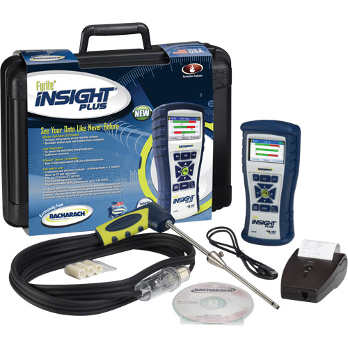 Trousse de rapport sur lanalyseur de combustion Fyrite Insight Plus Meunier Outillage Industriel