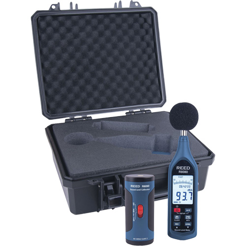 Data Logging Sound Level Meter and Calibrator Kit Meunier Outillage Industriel