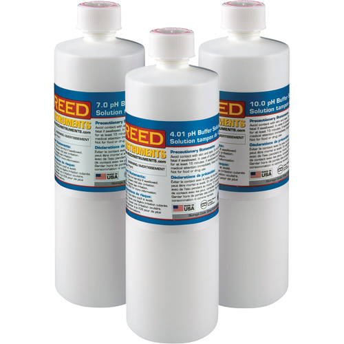 Ensemble de solutions tampon pH Meunier Outillage Industriel