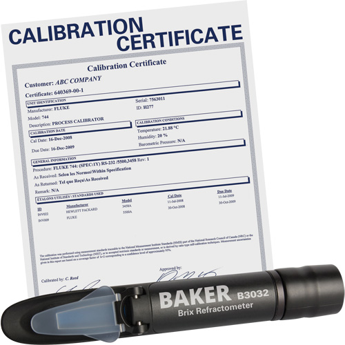 Refractometer with ISO Certificate, Analogue (Sight Glass), Br Meunier Outillage Industriel