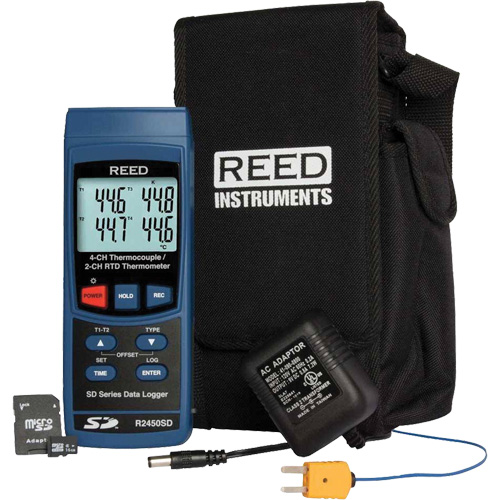 Data Logging Thermometer with Oven/Freezer Thermocouple Probes Meunier Outillage Industriel