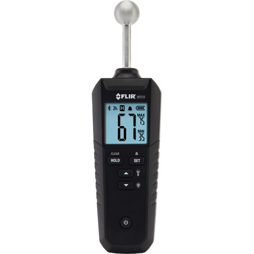 MR59 Ball Probe Moisture Meter with Bluetooth&reg;, 0 - 100% Moisture Range Meunier Outillage Industriel