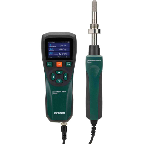 Appareil de mesure du point de ros&eacute;e, Gamme d'humidit&eacute; 0 - 100%, Gamme de temp&eacute;rature 14°- 140° F ( -10° - 60° C ) Meunier Outillage Industriel