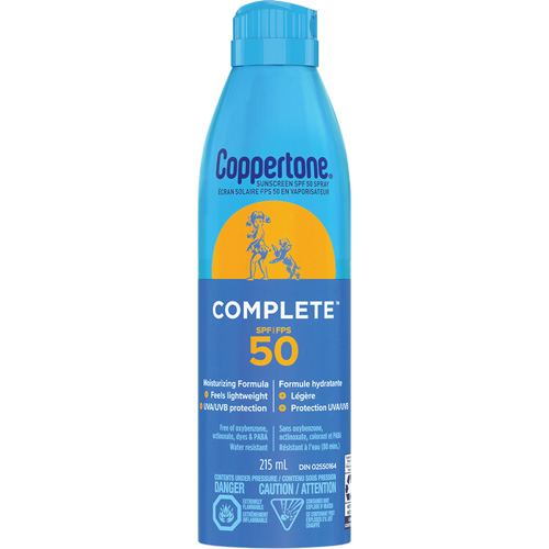 Sport&reg; Water Resistant Sunscreen, SPF 50, Aerosol Meunier Outillage Industriel