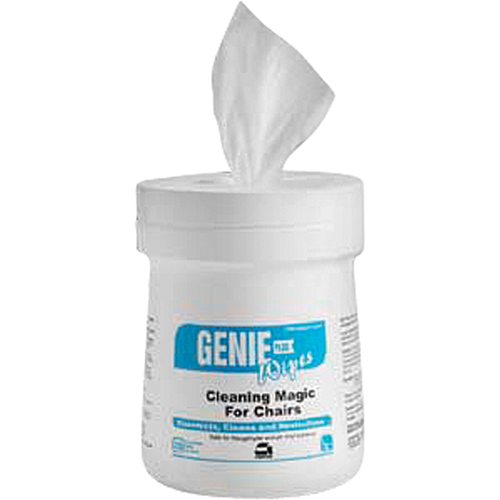 Cleaners & Disinfectants - Genie Plus Chair Cleaner, 7" x 6", 160 Count Meunier Outillage Industriel