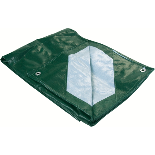 B&acirc;che, Robuste, Vert, 8' x 6' x 9 mils Meunier Outillage Industriel
