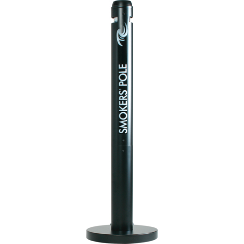 Smokers' Pole Cigarette Receptacle, Free-Standing, Aluminum, 41" Height Meunier Outillage Industriel