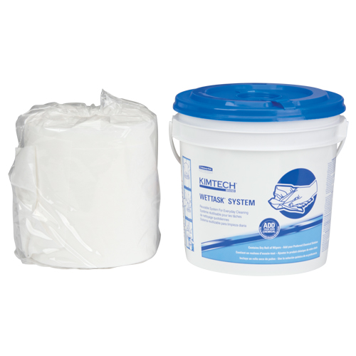 Chiffons Wettask* pour solvants, 570 lingettes, 12" x 6" Meunier Outillage Industriel