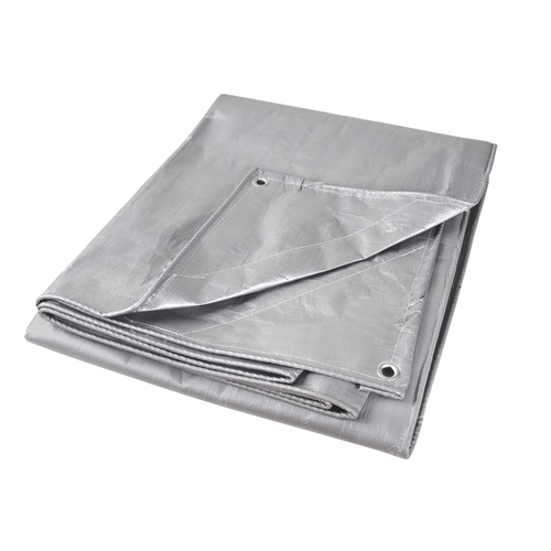 B&acirc;che, Super robuste, Argent, 10' x 8' x 12 mils Meunier Outillage Industriel