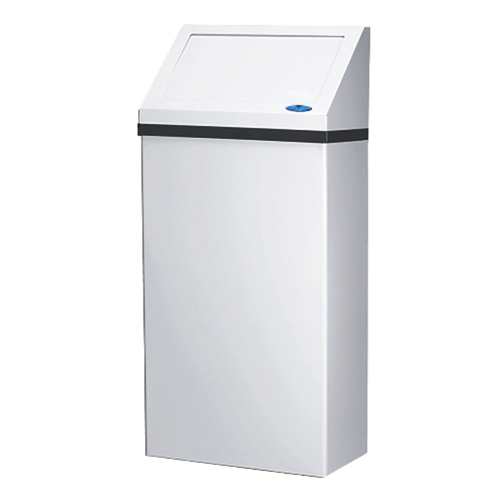 Wall-Mounted Waste Receptacle, Steel, 13.2 US gal. Meunier Outillage Industriel