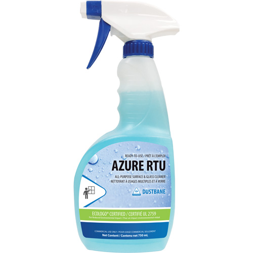 Azure Window & Glass Cleaner, 750 ml, Trigger Bottle Meunier Outillage Industriel