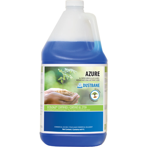 Azure Window & Glass Cleaners, 4 L, Jug Meunier Outillage Industriel