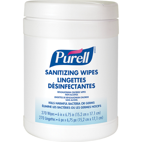 Hand Sanitizing Wipes, Canister Meunier Outillage Industriel