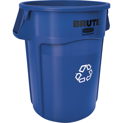 BRUTE&reg; Round Recycling Containers, Bulk, Plastic, 44 US gal. Meunier Outillage Industriel
