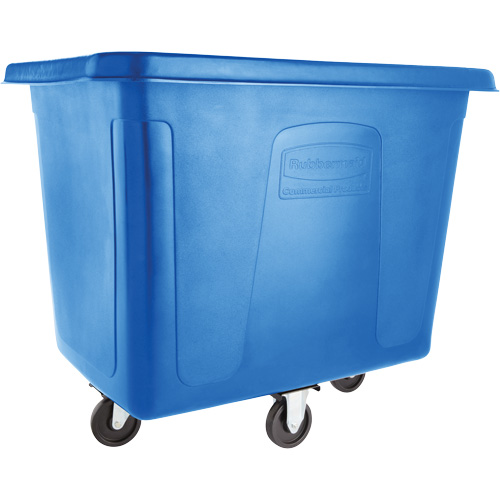 Cube Truck, Black Recycled Plastic, 38" L x 26" W x 28" H, 8 cu. Ft Volume, 300 lbs. Capacity Meunier Outillage Industriel