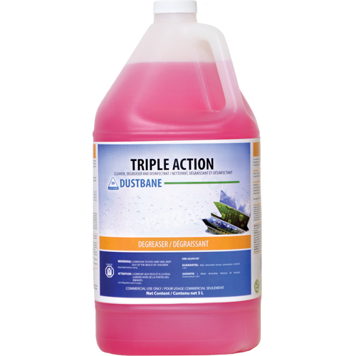 Triple Action - Cleaner, Degreaser, and Disinfectant, 5 L, Jug Meunier Outillage Industriel
