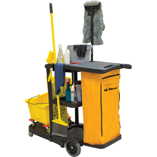 Janitor Cleaning Cart Meunier Outillage Industriel