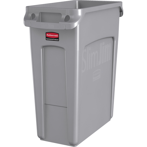 Slim Jim&reg; Vented Containers, Deskside, Polyethylene, 16 US gal. Meunier Outillage Industriel