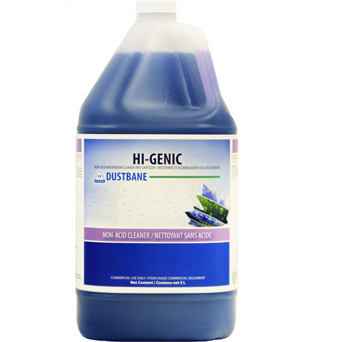 Hi-Genic Bathroom Cleaner & Sanitizer, 5 L, Jug Meunier Outillage Industriel