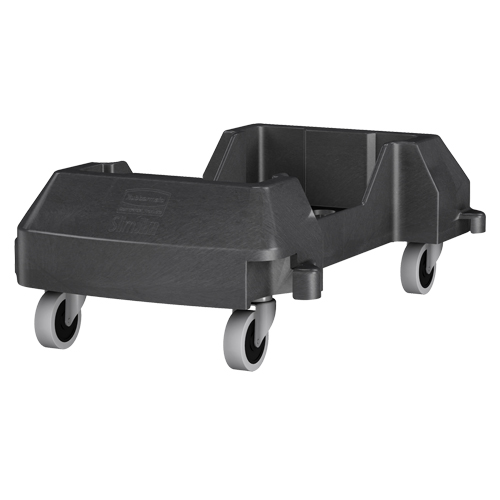 Chariot Slim Jim, Polypropyl&egrave;ne, Noir, Convient aux contenants 11" x 20" Meunier Outillage Industriel