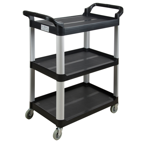 Chariot utilitaire, 3 tiers, 16-3/4" x 37" x 33-1/2", Capacit&eacute; 250 lb Meunier Outillage Industriel