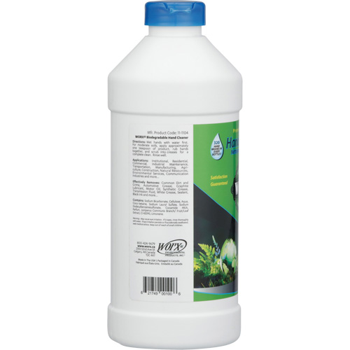 Biodegradable Hand Cleaner, Powder, 1 lbs., Bottle, Scented Meunier Outillage Industriel