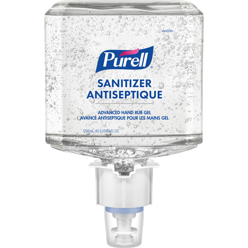 Gel d&eacute;sinfectant avanc&eacute; pour les mains ES6, 1200 ml, Cartouche de recharge, 70 % alcool Meunier Outillage Industriel