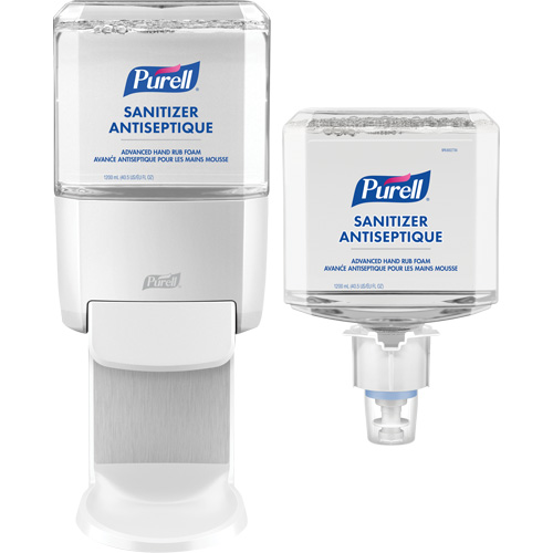 Ensemble de savon moussant pour les mains Advanced, 1200 ml, Cartouche de recharge, 70 % alcool Meunier Outillage Industriel