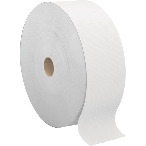 Pro Perform Toilet Paper, Jumbo Roll, 2 Ply, 1250' Length, White Meunier Outillage Industriel