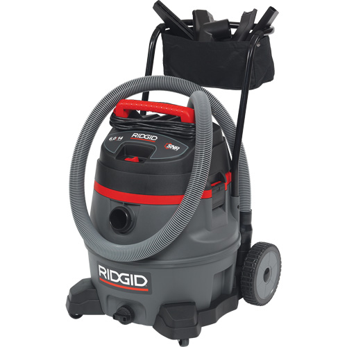 Aspirateur industriel avec chariot NXT, Secs-humides, 6 CV, 14 gal. US (53 litres) Meunier Outillage Industriel