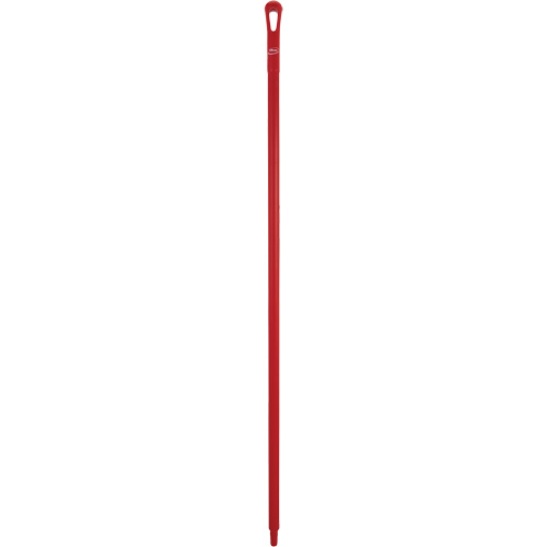 Manche ultra hygi&eacute;nique, Balai/Grattoir/Raclette, Rouge, Ergonomique, 59" lo Meunier Outillage Industriel