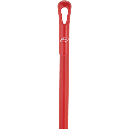 Manche ultra hygi&eacute;nique, Balai/Grattoir/Raclette, Rouge, Ergonomique, 59" lo Meunier Outillage Industriel