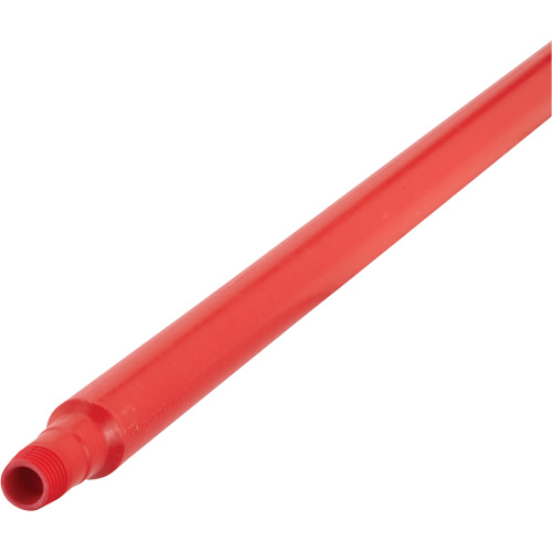 Manche ultra hygi&eacute;nique, Balai/Grattoir/Raclette, Rouge, Ergonomique, 59" lo Meunier Outillage Industriel